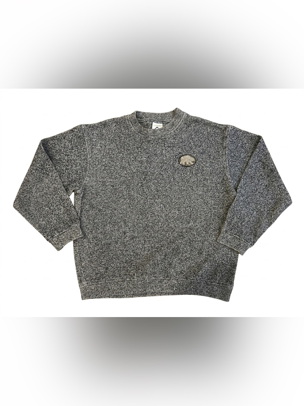 Vintage Ohiopyle Prints Crewneck Sweatshirt Large Gray Gorpcore Bear Made in USA